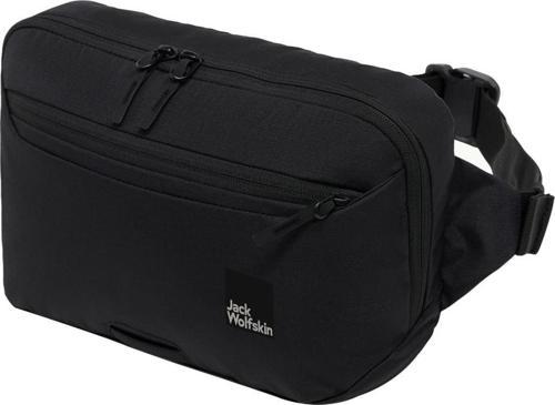 Gutleut Crossbody Unisex Bel Çantası Siyah-6 Litre