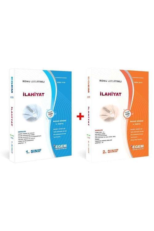 Egem Yayınları Açık Öğretim Ilahiyat 1 Ve 2 Sınıf Bahar Dönemi 2 Ve 4 Dönem Konu Anlatımlı Soru Bankası