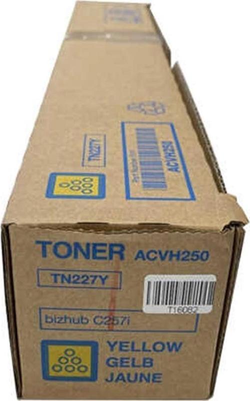 Konica Minolta TN-227Y Yellow Sarı Orjinal Fotokopi Toneri Bizhup C257i 24.000 Sayfa