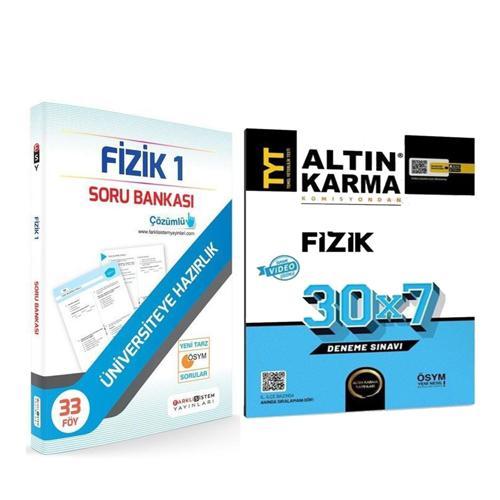 Farklı Sistem TYT Fizik Soru Bankası ve Altın Karma Deneme Seti 2 Kitap