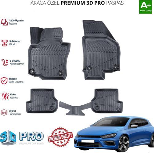 SCİROCCO ARACA ÖZEL 3D PASPAS 2008 2009 2010 2011 2012 2013 2014 2015 2016 2017