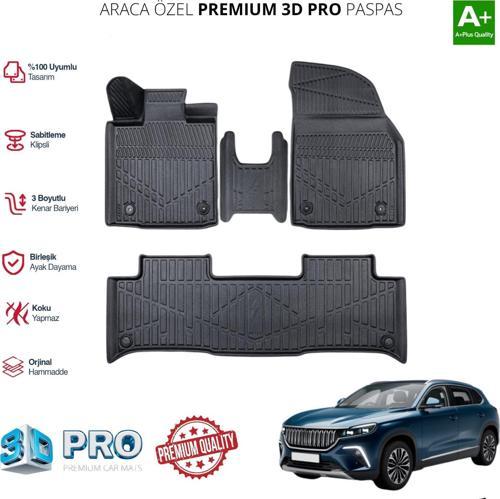 TOGG T10X ARACA ÖZEL 3D PASPAS 2023 2024 2025 2026