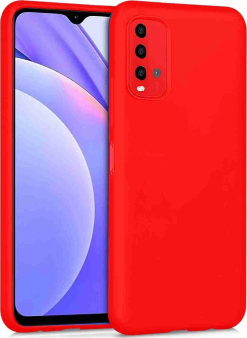 Redmi 9T Uyumlu Nano İçi Kadife Silikon Fuchsia Telefon Kılıfı