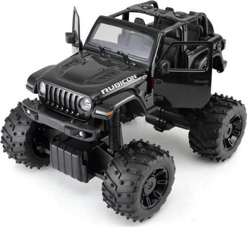 1:14 Rc Uzaktan Kumandalı Jeep Wrangler Rubicon Big Wheel Off-Roader 2.4 Ghz Siyah