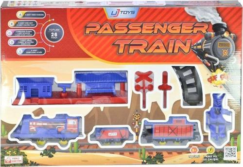 020002 İstasyonlu Tren Kırmızı -UJtoys