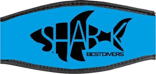 BESTDIVERS Maske Arkalığı CYAN Neopren, Velkrolu