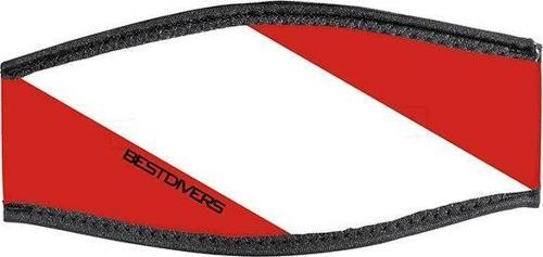 BESTDIVERS Maske Arkalığı FLAG, Neopren, Velkrolu
