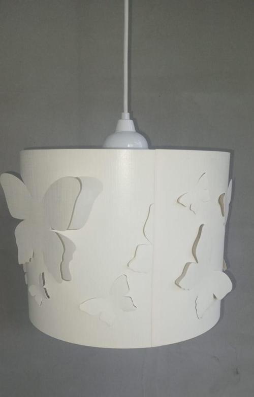 Butterfly Tekli Avize Krem