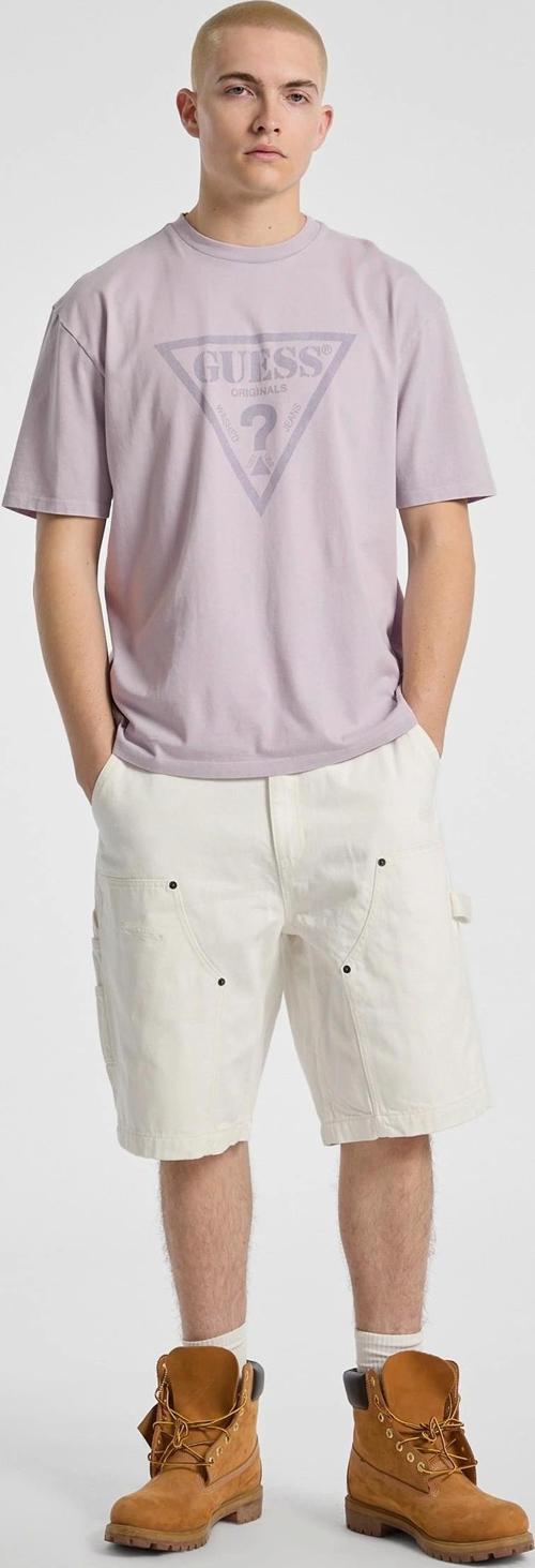 Erkek BeyazPanel Detaylı Şort