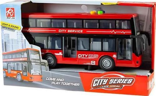 s City Serisi İki Katlı Sesli ve Işıklı Süper Otobüs RJ5504