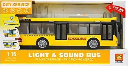 s City Service School Bus Sarı WY910A