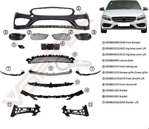 - ÖN TAMPON SET ( AMG ) W205 2014-  - 2058801840set