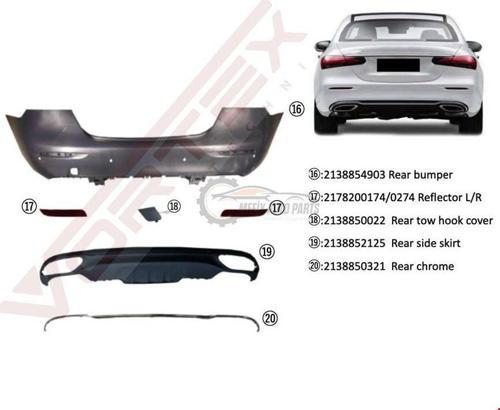 - ARKA TAMPON SET DOLU EXCLUSIVE W213 2020- - 2138854903+2138852125
