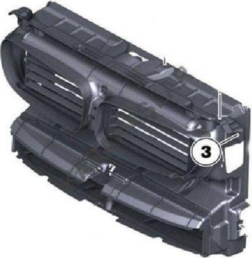 - ÖN GÖZLÜK FAN PANELİ ( MOTORSUZ ) F10 2010- - 51747200787-