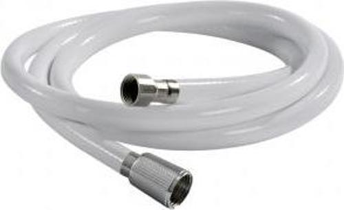 Duş hortumu Beyaz PVC. 1/2" - 3/8" 4 Metre