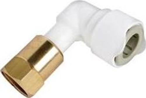 Hızlı bağlantı fitingi Ø 15 mm hortum için Dirsek. 1/2“ BSP dişi pasolu Tip
