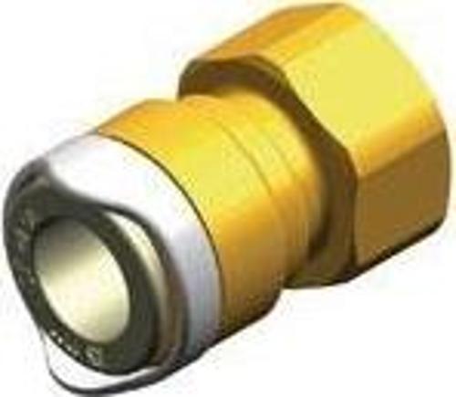 Hızlı bağlantı fitingi Ø 15 mm hortum için Dişi adaptör. 1/2“ BSP, sarı Tip