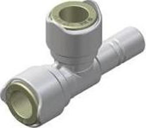 Hızlı bağlantı fitingi Ø 15 mm hortum için Emniyetli Tee Tip