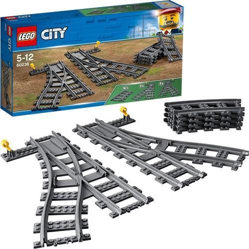 City 60238 Switch Tracks +5 Yaş (8 Parça)