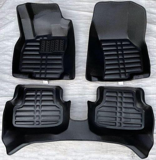 Audi A3 8V HB ve Sedan Uyumlu 2013-2020 5D Havuzlu Karbon Dizayn Paspas Seti