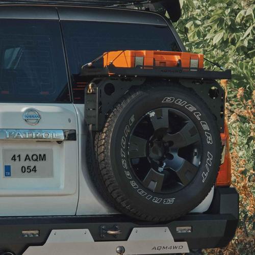 Lastik Sepeti (Spare Tire Utility Basket) L200-Amarok-Navara-D-Max-Ranger-Hilux Uyumlu