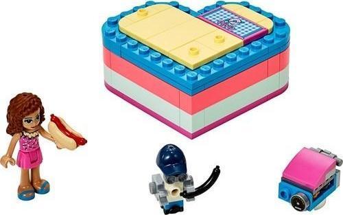Friends 41387 Olivia's Summer Heart Box +6 Yaş (93 Parça)