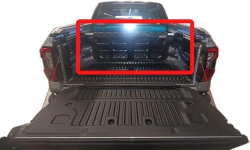 Ford Ranger 2024 Sonrası Yeni Kasa için Bagaj Seperatör Aerokals