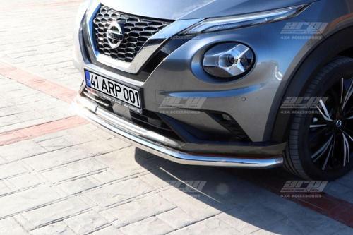 Nissan Juke 2021 Uyumlu Ön Tampon Demiri Krom Bıyık Drs 4X4 Tunıng