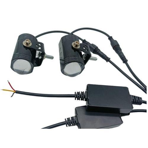 Offroad sis lambası motosiklet  sarı beyaz 15W+15W 12-60V set /  LASS395