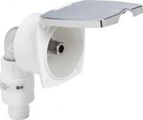 Basınç düşürücü Rakor Ø 1/2“. Ø 66mm, derinlik 116mm Kare Kromaj
