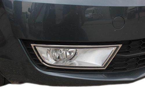 Skoda Octavia A7 Sis Farı Çerçevesi 2 Prç Krom 2013 ve Sonrası