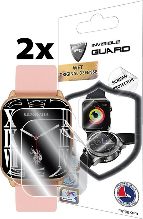 U.S Polo Assn. Connect USPA3004 ile uyumlu IPG HydroGel Ekran Koruyucu (2 Adet)