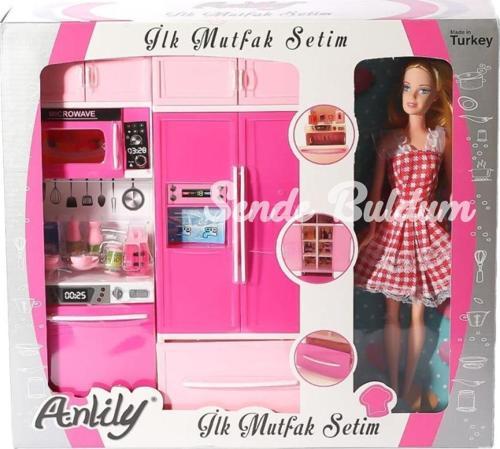 02318 Anlily Bebekli Mutfak Dolabı Oyun Seti Oydaş