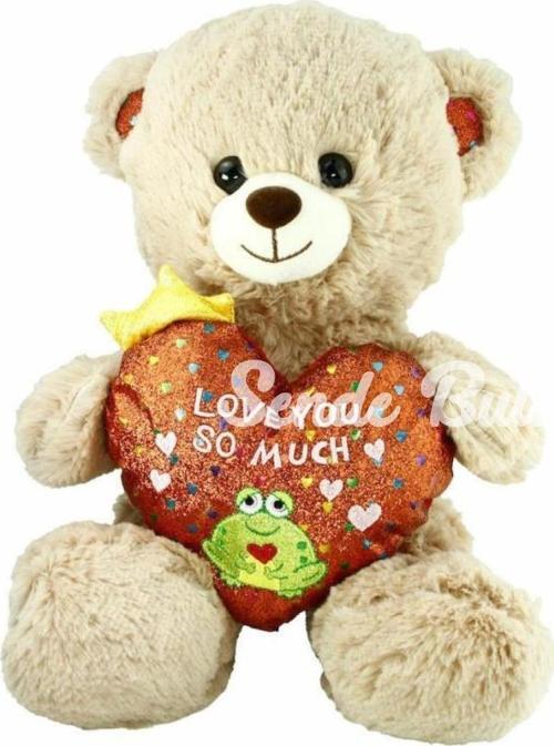 Nessiworld PJH2323 Peluş Kalpli Ayı Love You 30 cm