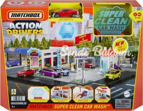 HNJ54 Matchbox Aksiyon Sürücüleri Süper Oto Yıkama Oyun Seti