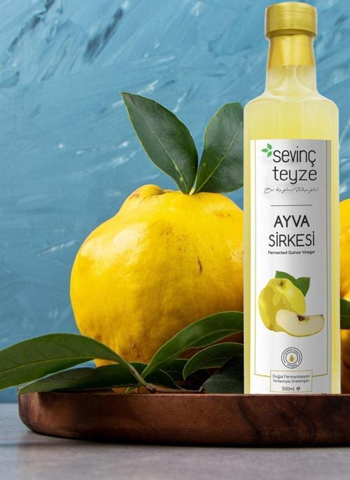 Sevinç Teyze Doğal Fermantasyon Ayva Sirkesi 500Ml.