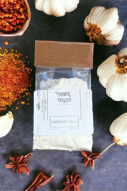 Sevinç Teyze Sarımsak Tozu, Garlic Powder 90G.