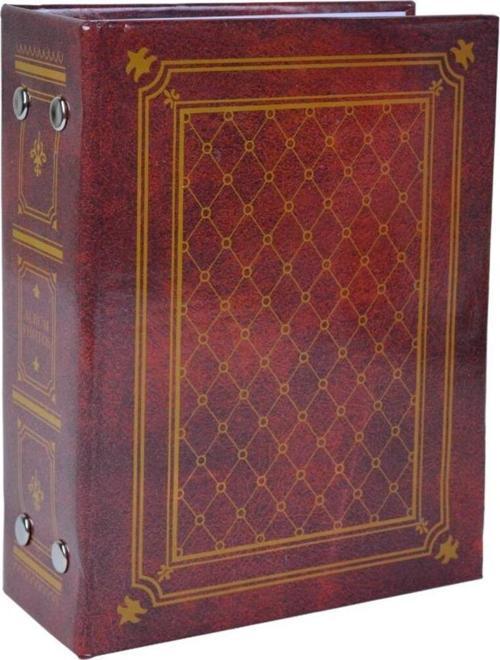 100'lük 10x15cm Deri Görünümlü Bordo Fotoğraf Albümü