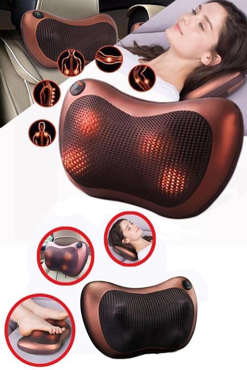 Car Home Masaj Yastığı Ovmalı Çift Motorlu Masaj Cihazı
