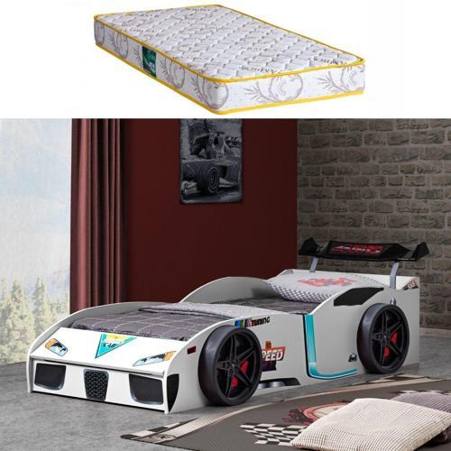 Arabalı Yatak, Speedy Sandıklı Rüzgarlıklı Arabalı Yatak, Beyaz 1 Adet Comfort Yatak