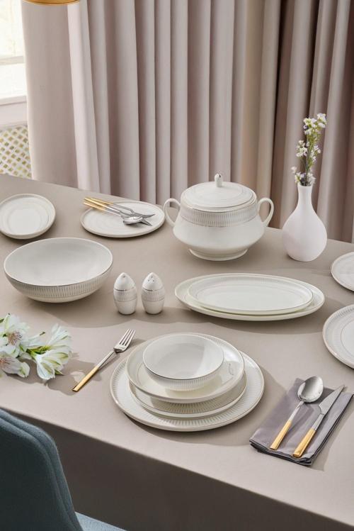 Serenity 60 Parça Porselen Yemek Takımı Ar259764