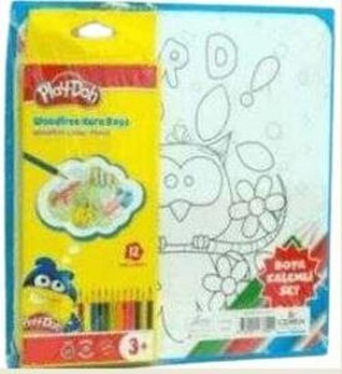 Boya Kitabı+Play Doh Kuru Boya Seti