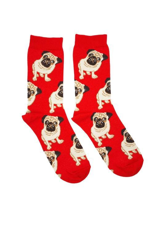 Unisex Renkli Köpek Desenli Çorap Neşeli Çoraplar