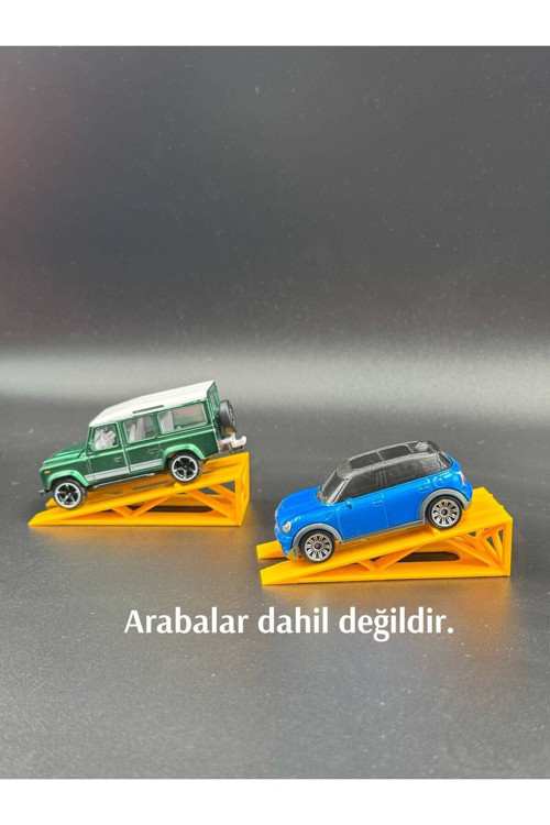 1:64 Ölçek Araba Rampası - Sarı 2'Li