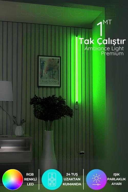 Köşe Led Işık Uzaktan Kumandalı Renk Animasyon Yapışkanlı Lightrgbye
