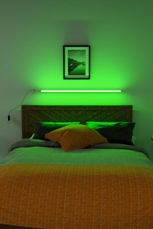 Led Aplik Işık Uzaktan Kumandalı Yatak Tv Üstü 16 Renk 4 Animasyon Yapışkanlı Dvraplkyte