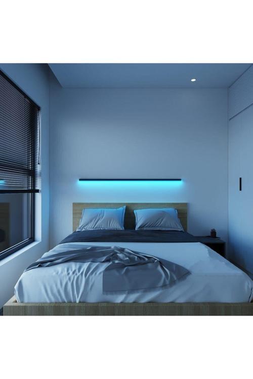 Uzaktan Kumandalı 16 Renkli Led Abajur Aplik Gece Lambası Rgb Lambader Yuksek Işık Sistemi