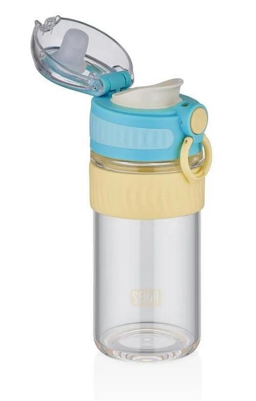 400 ml Glass Bottle Cam Suluk Sarı