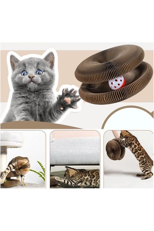 Kedi Tırmalama Toplu Akordiyon Kedi Oyuncağı
