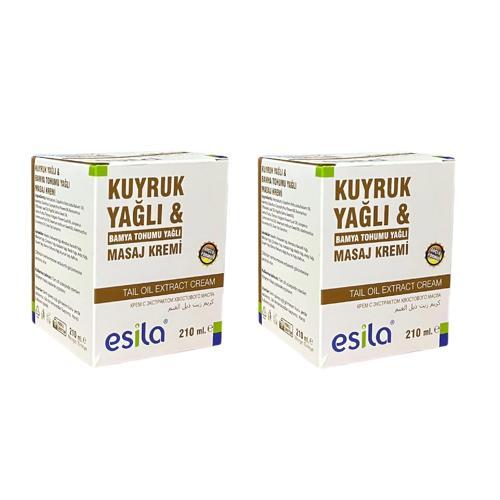 Kuyruk Yağı masaj Kremi 210 ml x2 Adet, Esila